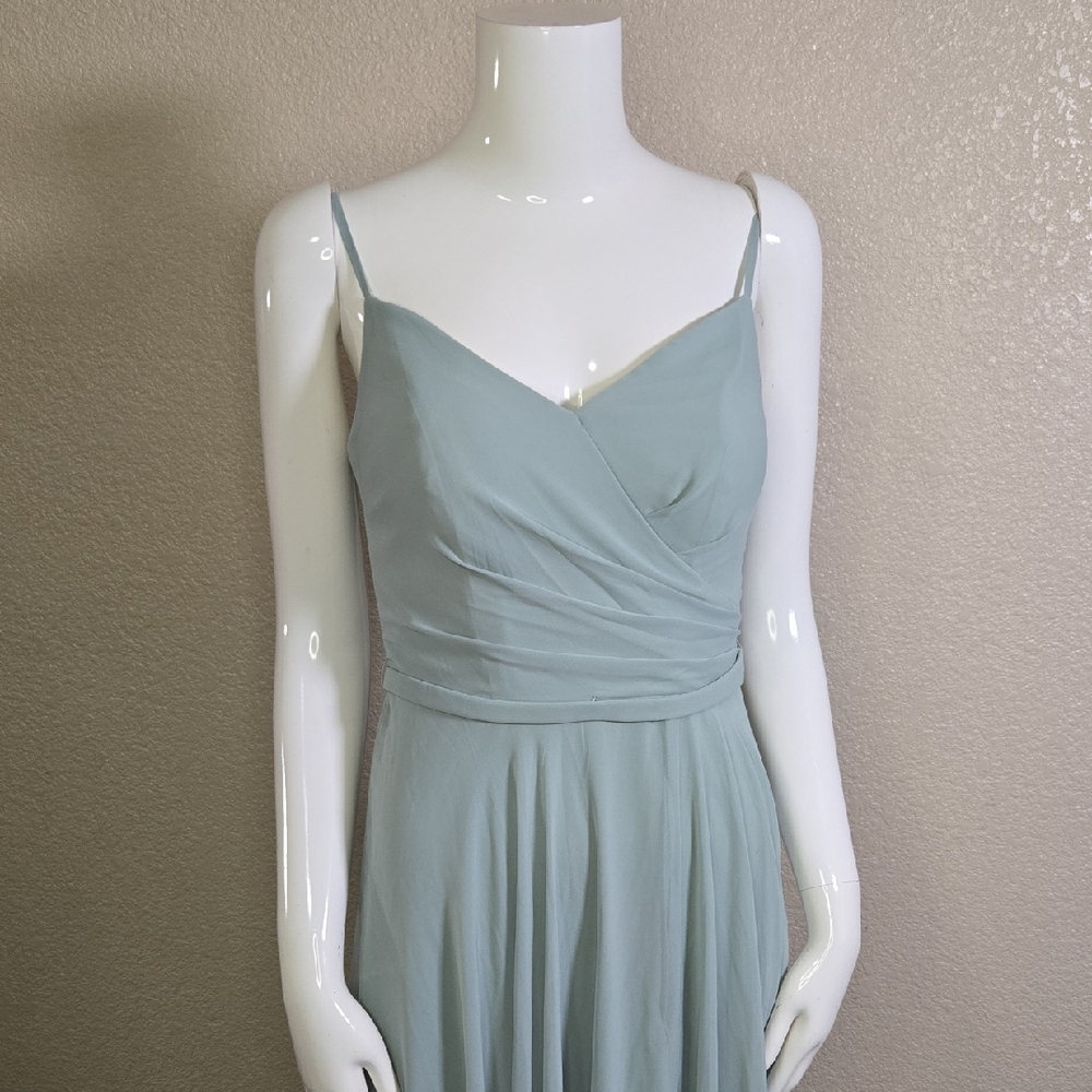 Elegant Blue Maxi Dress - Picture 3 of 7